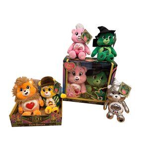 Care Bears x Wicked Complete 7-PiecePlush Set - NWT - Glinda, Elphaba & friends